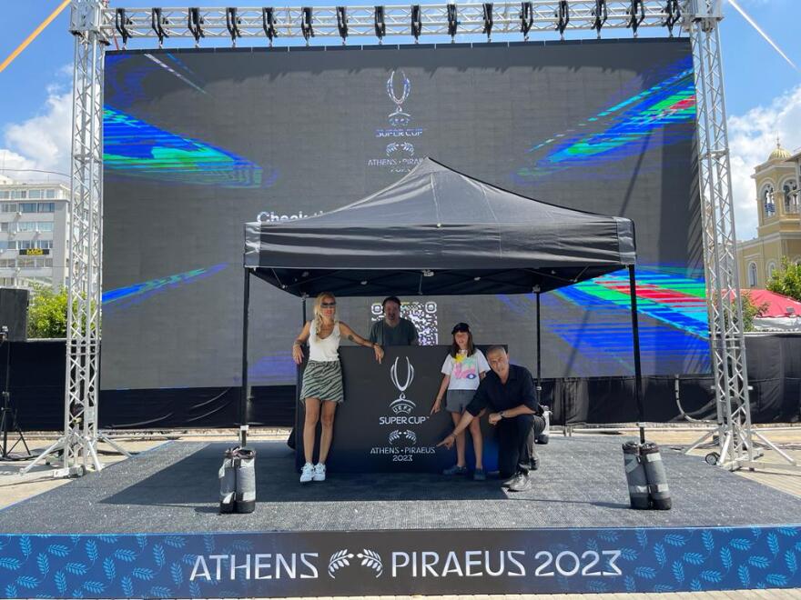   Με τους Legends του 2004 ξεκίνησε η γιορτή του UEFA Super Cup 2023 στον Πειραιά - Δείτε φωτογραφίες 