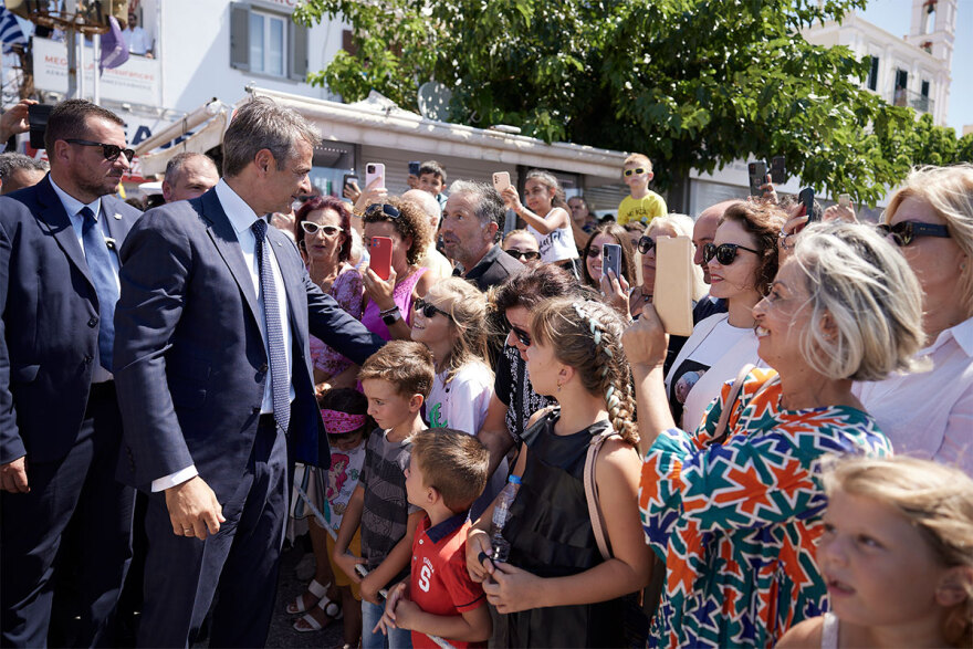 Κυριάκος Μητσοτάκης από Τήνο: Έχουμε κάθε λόγο να είμαστε αισιόδοξοι για το μέλλον