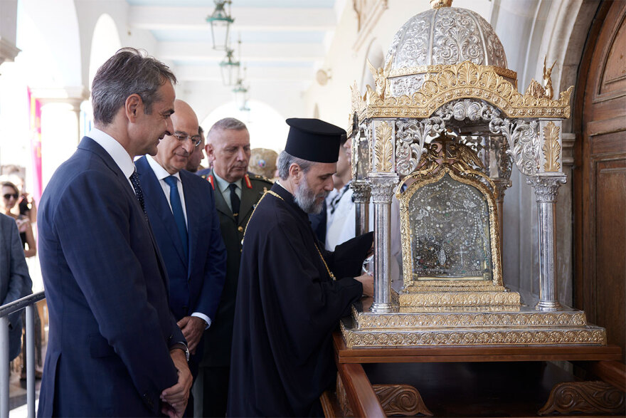 Κυριάκος Μητσοτάκης από Τήνο: Έχουμε κάθε λόγο να είμαστε αισιόδοξοι για το μέλλον