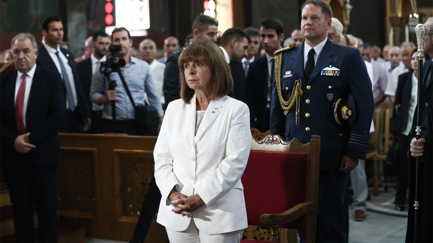 Πρόεδρος της Δημοκρατίας: «Ο λαός μας πάντοτε αντλούσε δύναμη από την προστατευτική παρουσία της Παναγίας»