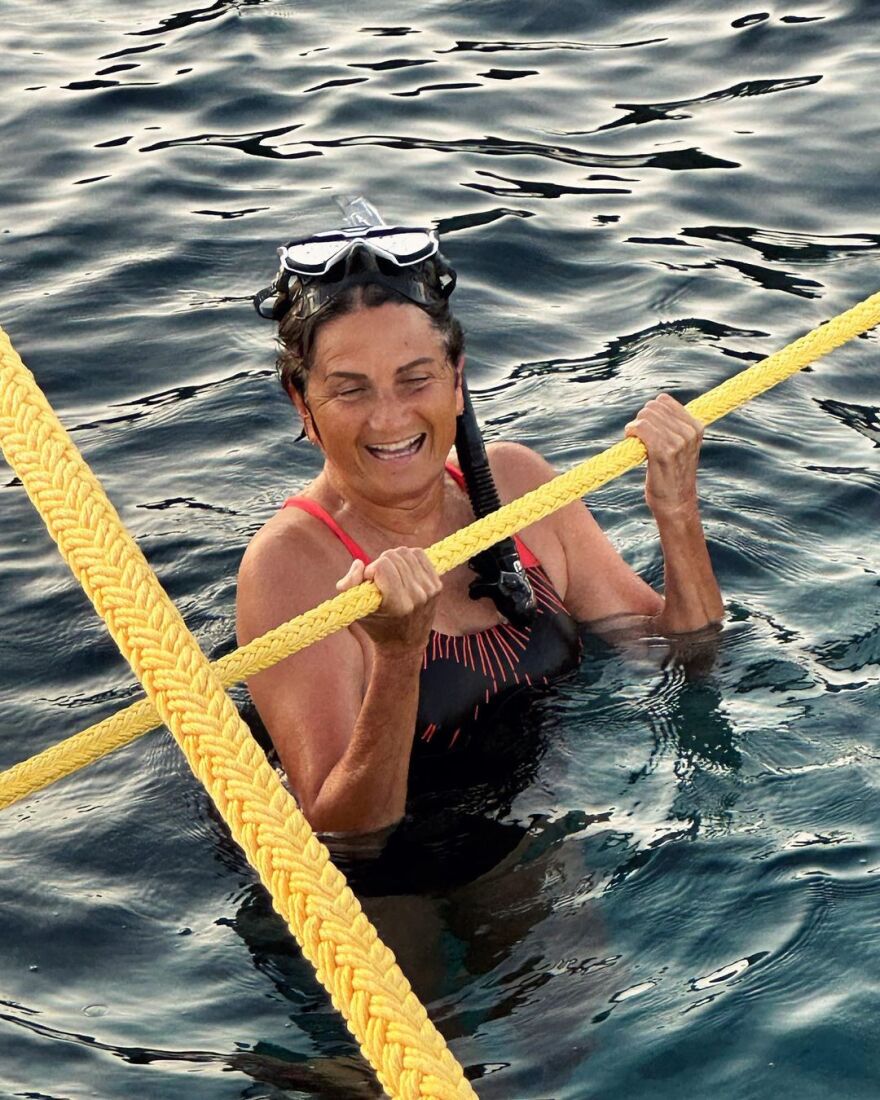 Λέρος: Ενθουσιασμένη η Άλκηστις Πρωτοψάλτη με το νησί