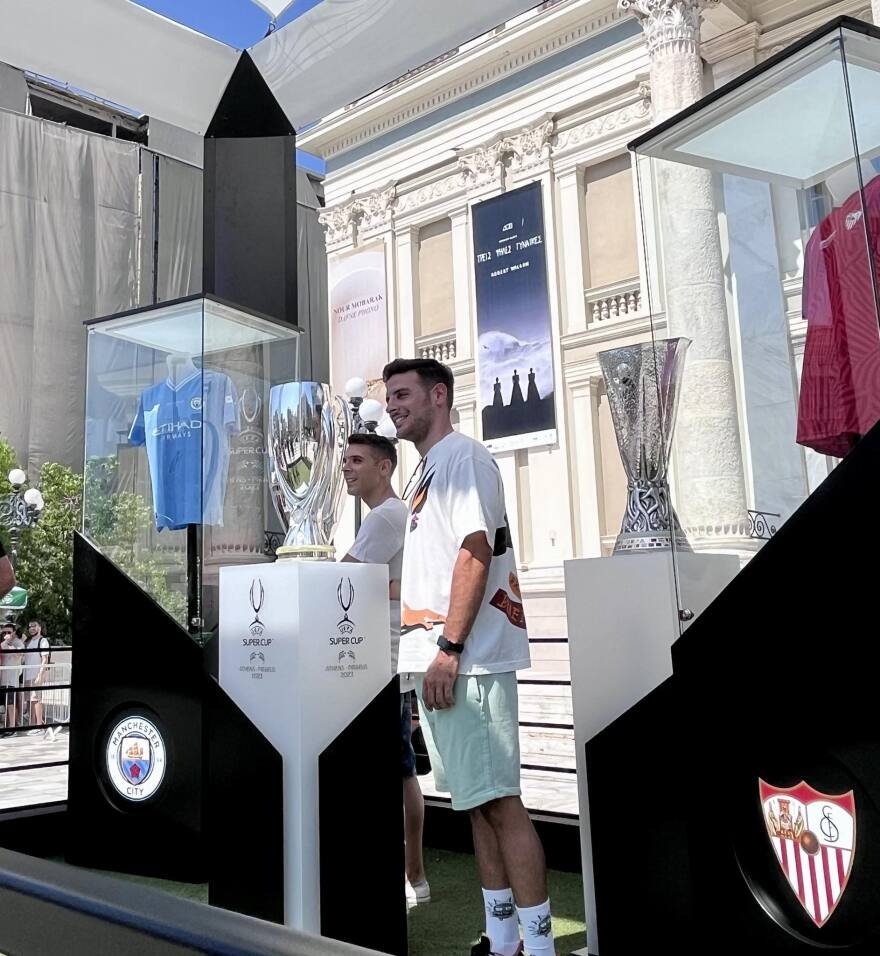 UEFA Super Cup 2023: Γιορτή στον Πειραιά πριν τον τελικό - Δείτε φωτογραφίες 