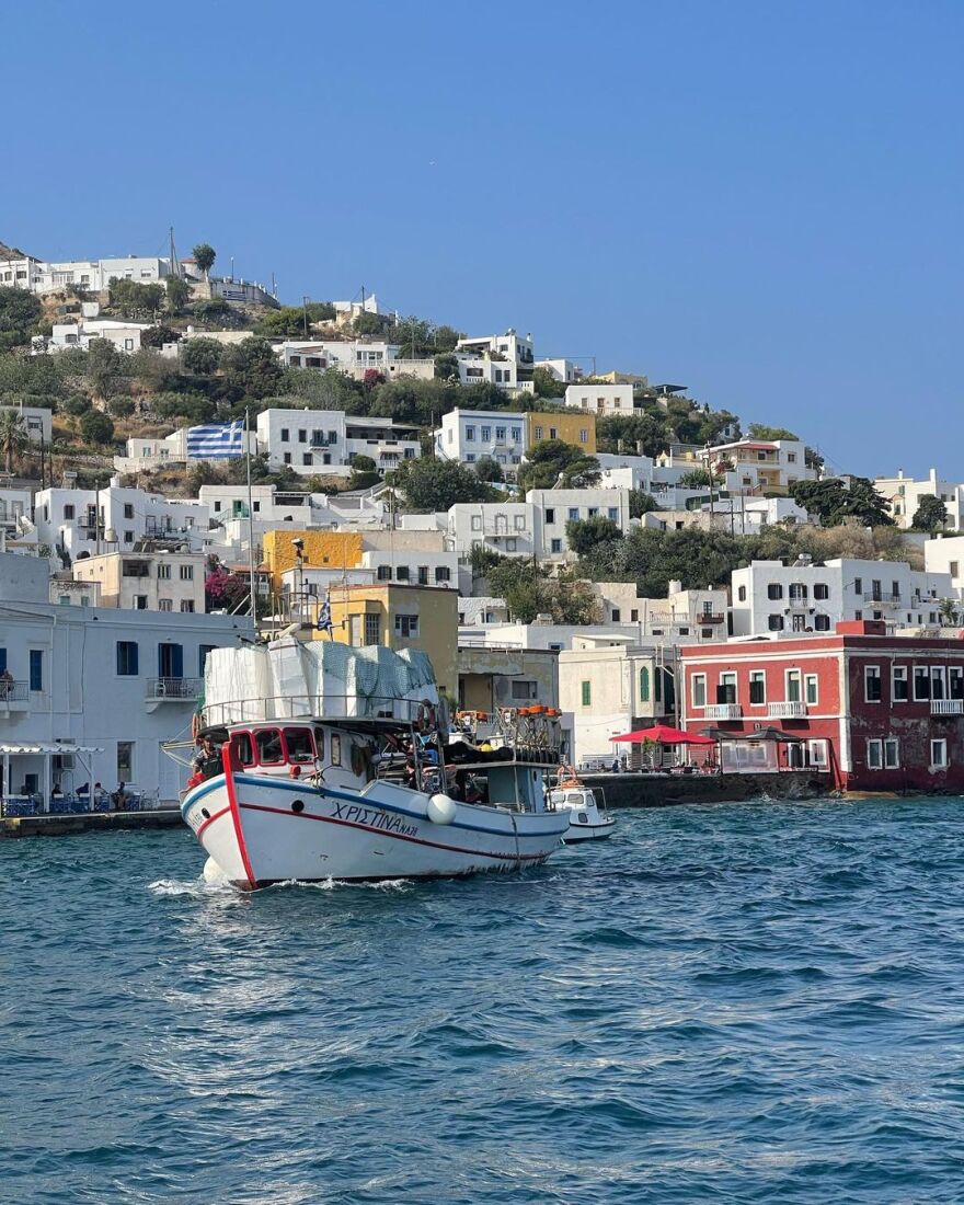 Λέρος: Ενθουσιασμένη η Άλκηστις Πρωτοψάλτη με το νησί