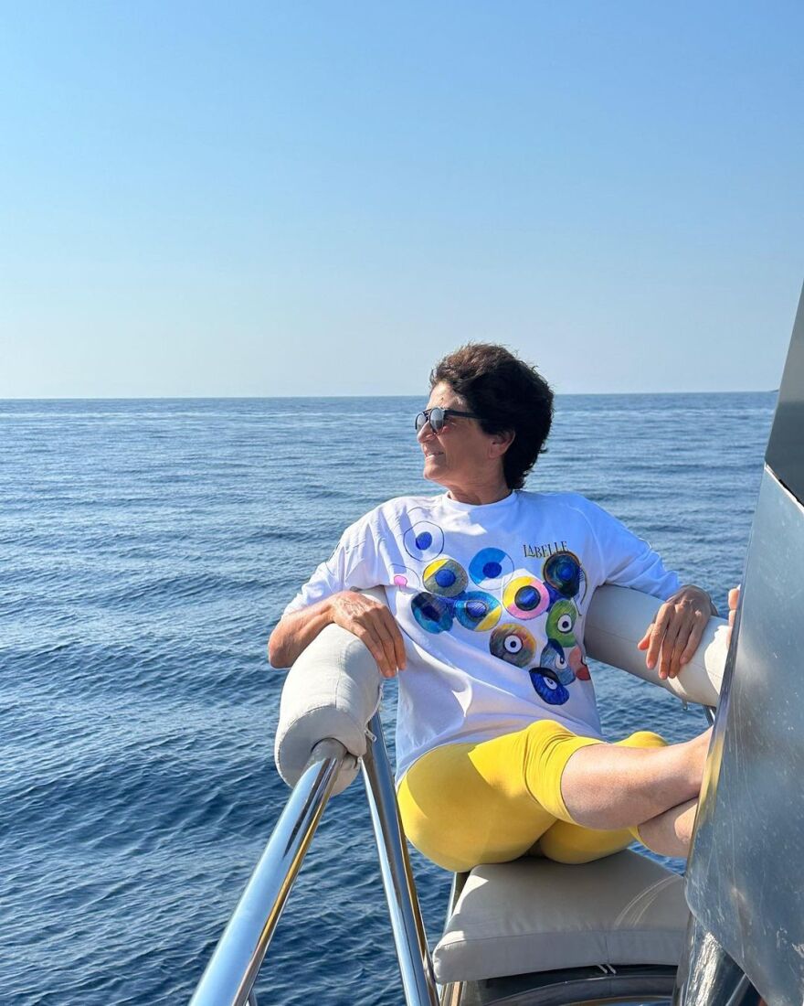 Λέρος: Ενθουσιασμένη η Άλκηστις Πρωτοψάλτη με το νησί