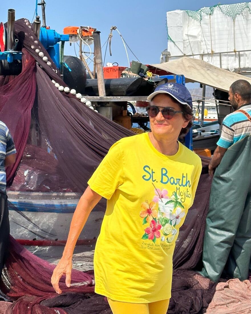 Λέρος: Ενθουσιασμένη η Άλκηστις Πρωτοψάλτη με το νησί