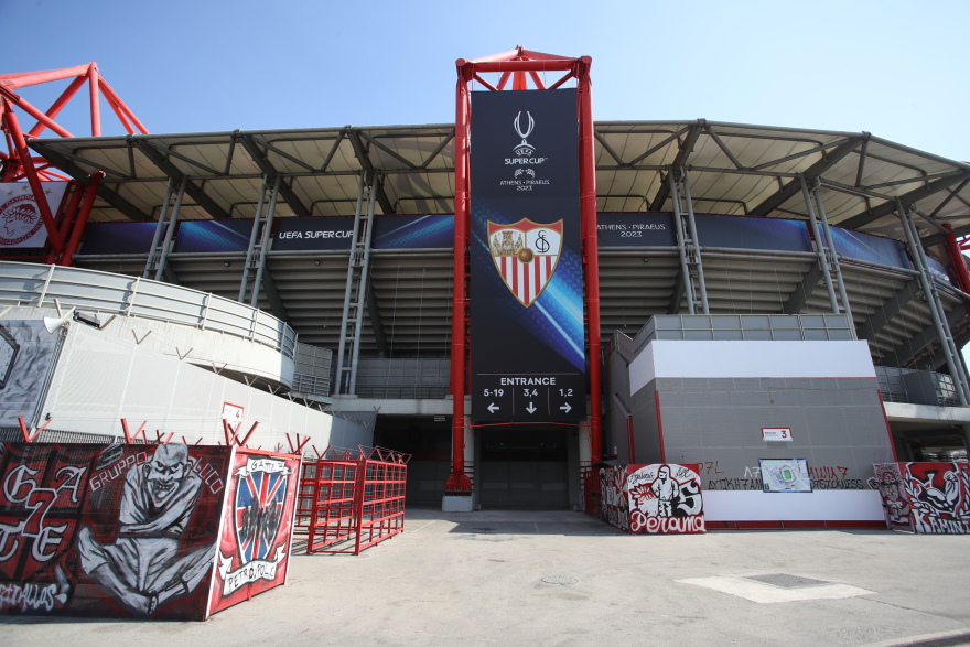 UEFA Super Cup 2023: Το ανανεωμένο «Γ. Καραϊσκάκης» ανοίγει τις πύλες του για τον ευρωπαϊκό τελικό 