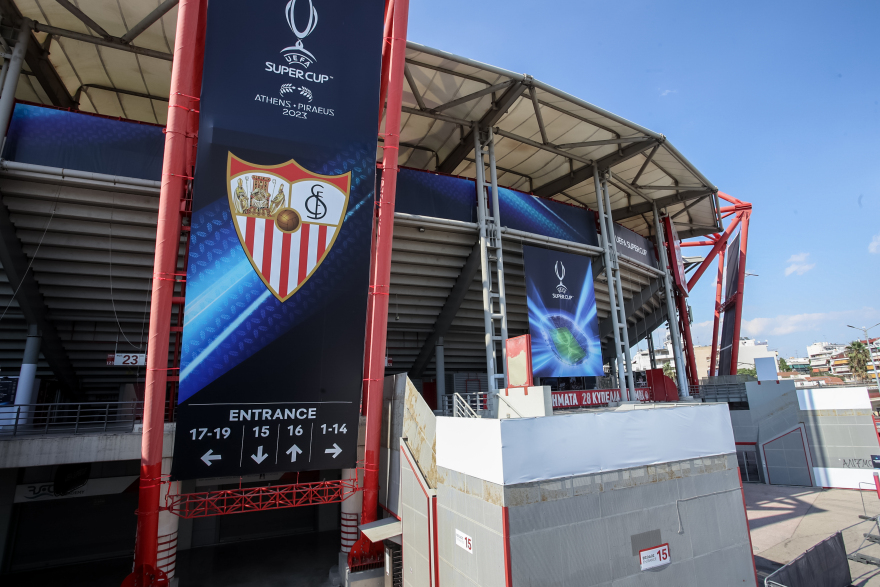 UEFA Super Cup 2023: Το ανανεωμένο «Γ. Καραϊσκάκης» ανοίγει τις πύλες του για τον ευρωπαϊκό τελικό 