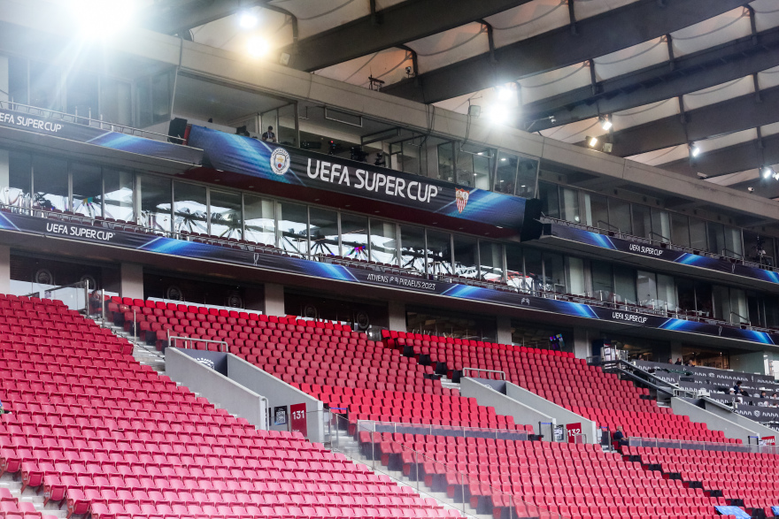 UEFA Super Cup 2023: Το ανανεωμένο «Γ. Καραϊσκάκης» ανοίγει τις πύλες του για τον ευρωπαϊκό τελικό 