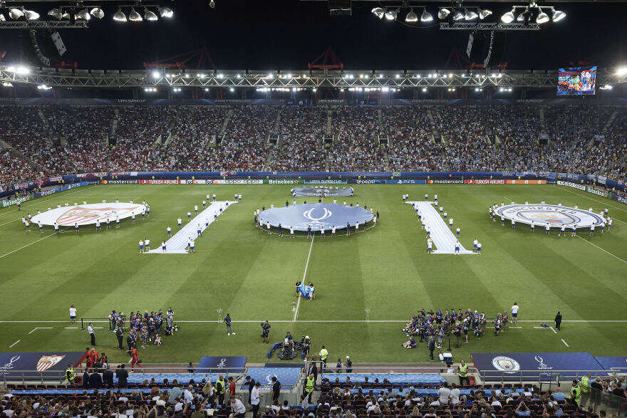 UEFA Super Cup: Στο «Γ. Καραϊσκάκης» μαζί με τον πρόεδρο της UEFA ο Κυριάκος Μητσοτάκης για το Μάντσεστερ Σίτι - Σεβίλλη