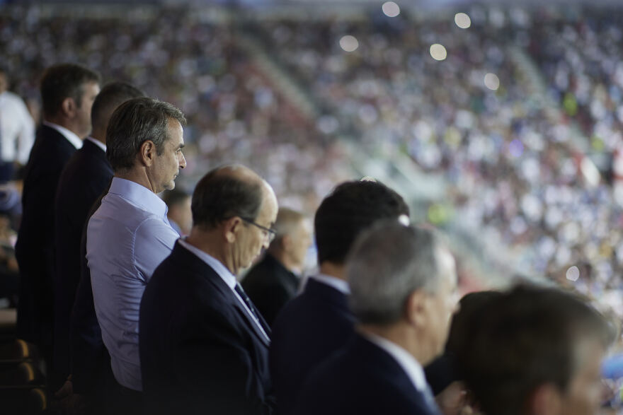 UEFA Super Cup: Στο «Γ. Καραϊσκάκης» μαζί με τον πρόεδρο της UEFA ο Κυριάκος Μητσοτάκης για το Μάντσεστερ Σίτι - Σεβίλλη