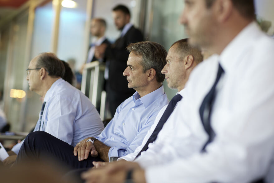 UEFA Super Cup: Στο «Γ. Καραϊσκάκης» μαζί με τον πρόεδρο της UEFA ο Κυριάκος Μητσοτάκης για το Μάντσεστερ Σίτι - Σεβίλλη