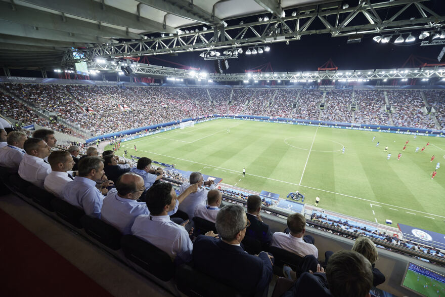 UEFA Super Cup: Στο «Γ. Καραϊσκάκης» μαζί με τον πρόεδρο της UEFA ο Κυριάκος Μητσοτάκης για το Μάντσεστερ Σίτι - Σεβίλλη