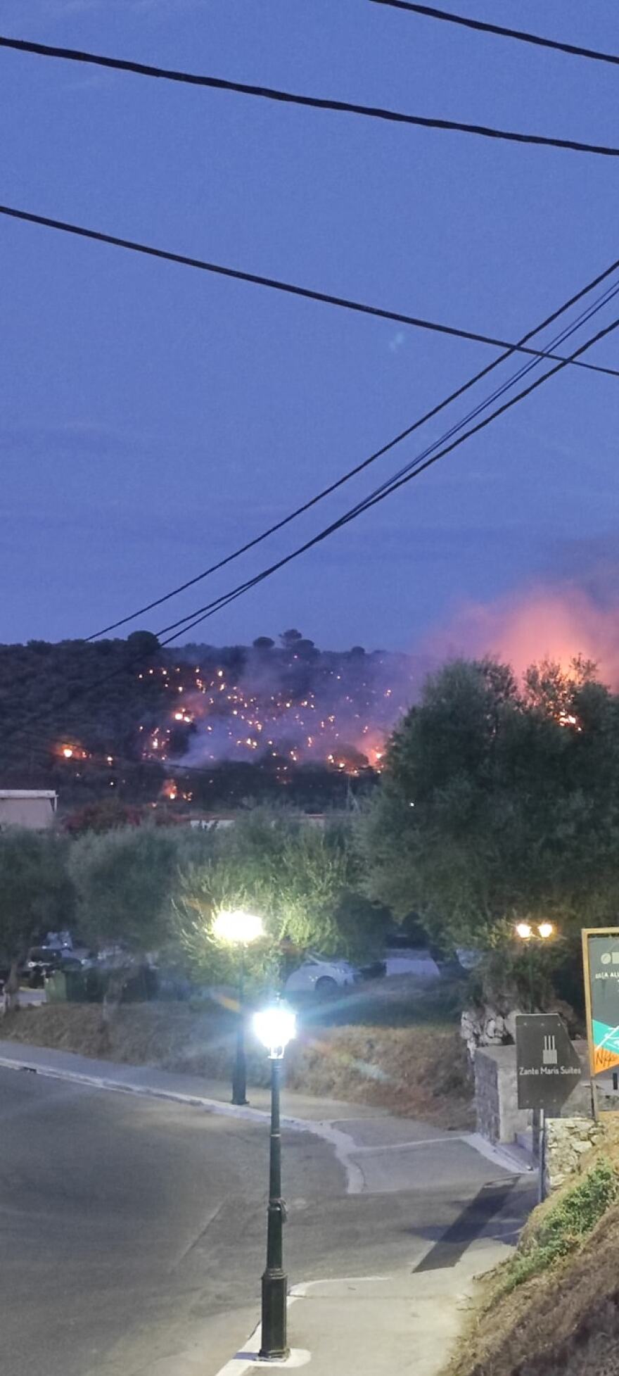 Χωρίς ενεργό μέτωπο η φωτιά στη Ζάκυνθο