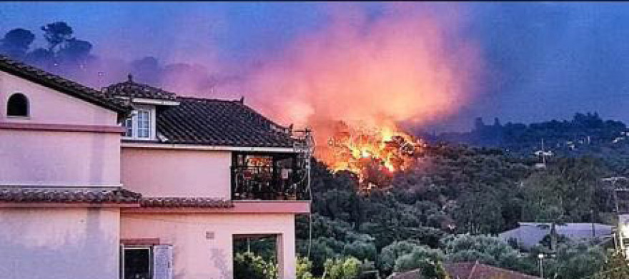Χωρίς ενεργό μέτωπο η φωτιά στη Ζάκυνθο
