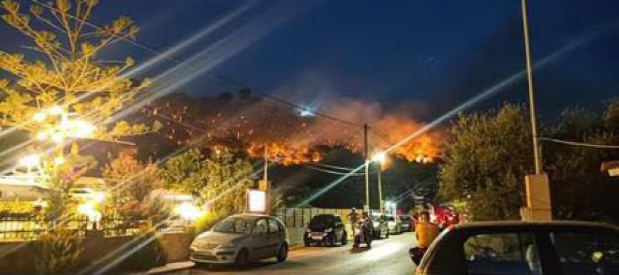 Χωρίς ενεργό μέτωπο η φωτιά στη Ζάκυνθο
