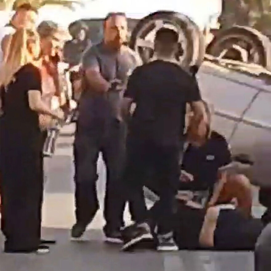 Σαντορίνη: Σοβαρό τροχαίο, τραυματίστηκε οδηγός μηχανής - Δείτε βίντεο και φωτογραφίες