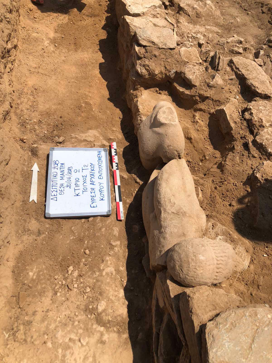 Ανασκαφές Δεσποτικού - Άγαλμα που παραπέμπει στο παιδί του Κριτίου και νέο κτήριο τεσσάρων δωματίων ανάμεσα στα φετινά ευρήματα