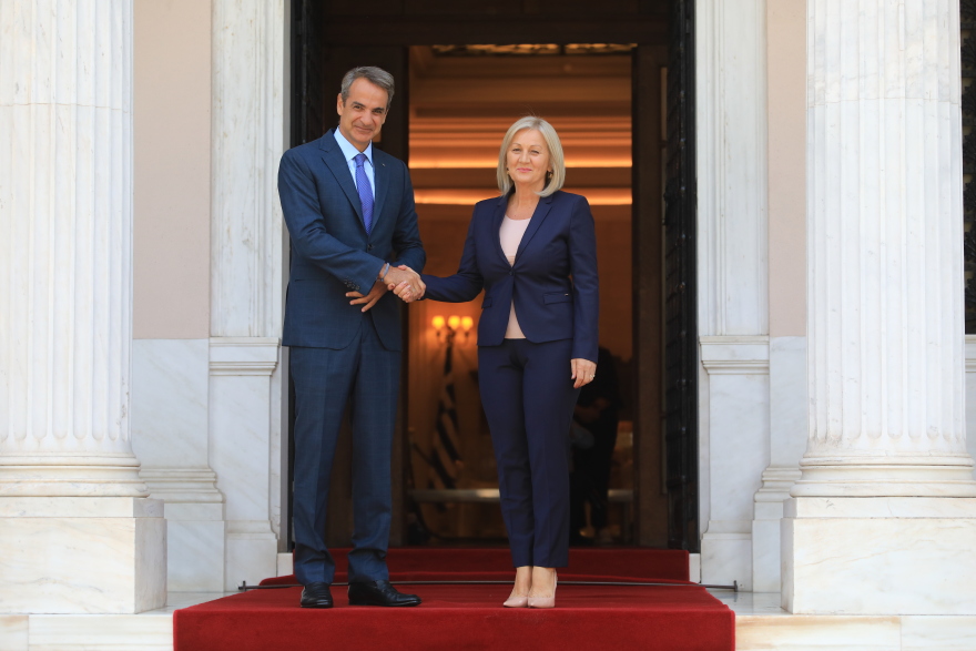 Μητσοτάκης: Σε συνάντηση με την πρόεδρο της Βοσνίας - Το βράδυ παρουσία Ζελένσκι το βαλκανικό δείπνο 