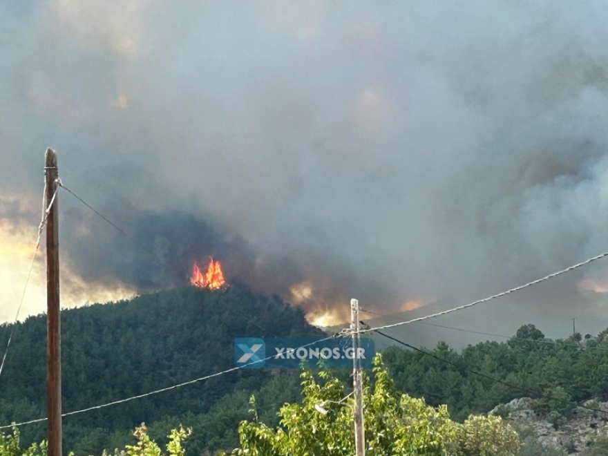 Φωτιά στη Ροδόπη: Σπίτια παραδόθηκαν στις φλόγες στον Σώστη - Εκκενώθηκαν έξι οικισμοί (βίντεο και φωτογραφίες)