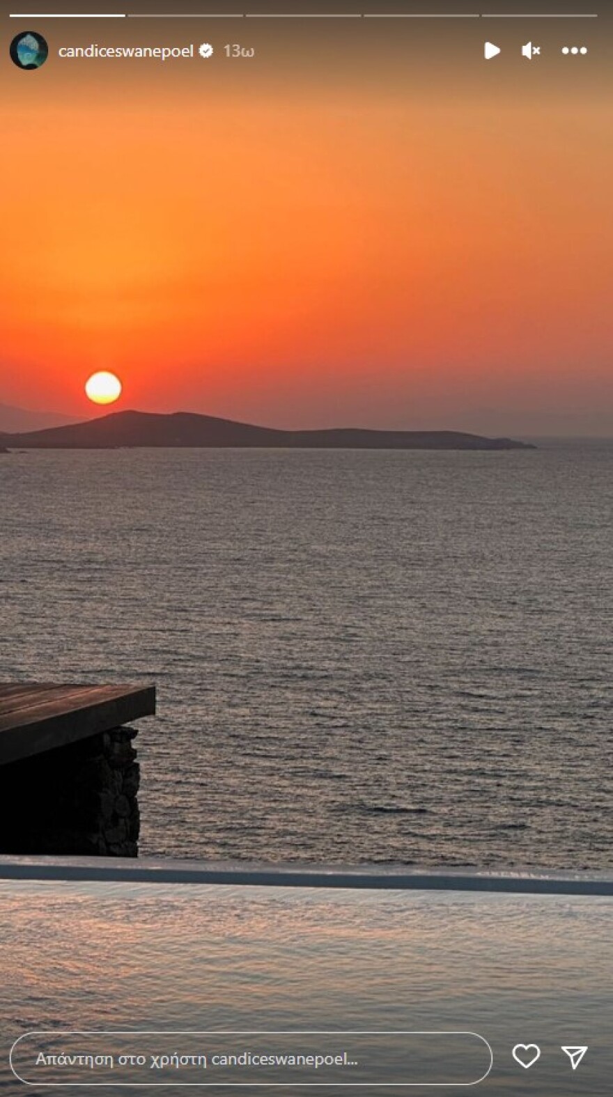 Κάντις Σουάνπολ: Στη Μύκονο το διάσημο μοντέλο της Victoria's Secret