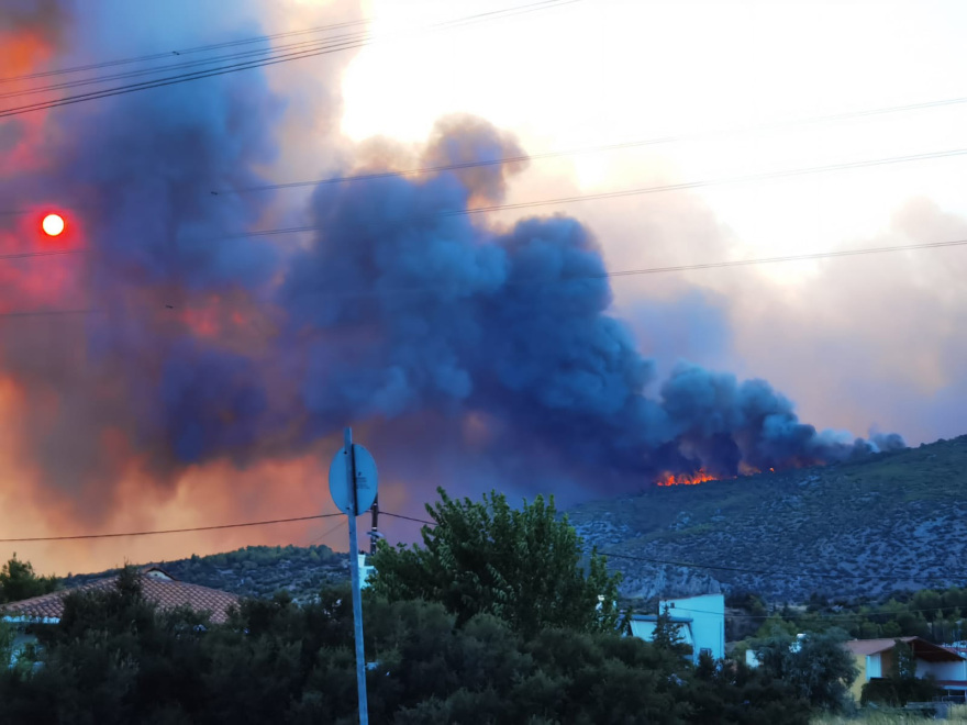 Πυρκαγιές: Ανεβαίνει προς την Πάρνηθα η φωτιά που ξέσπασε στη Φυλή - Κάηκαν σπίτια κι αυτοκίνητα στη Χασιά