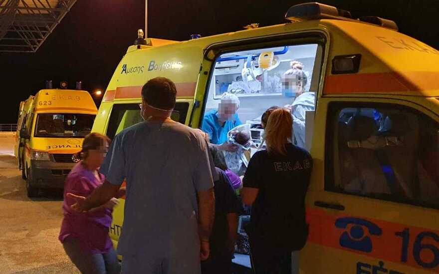 Στην Καβάλα μεταφέρθηκαν τα 11 νεογνά από το νοσοκομείο Αλεξανδρούπολης - Βελτιωμένη εικόνα της φωτιάς στο Νέστο 