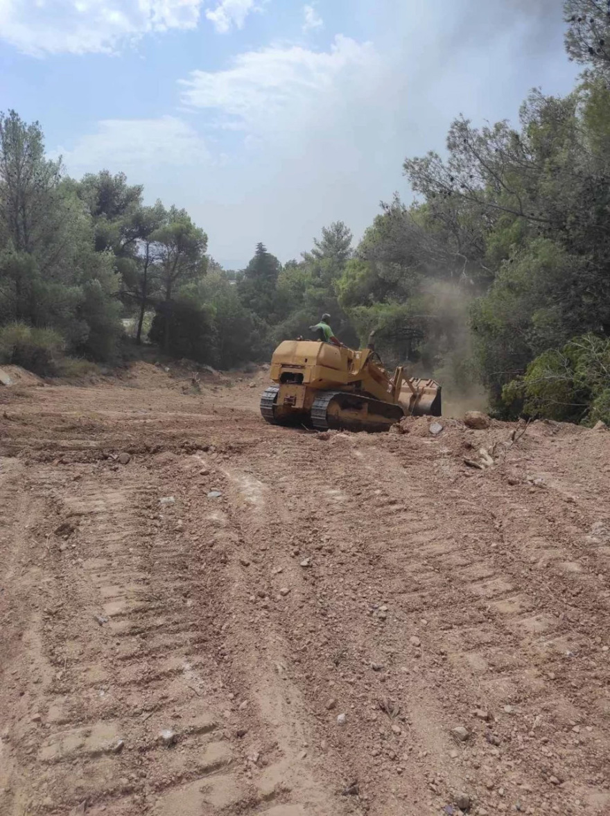 Φωτιά στην Πάρνηθα: Έργα για την ενίσχυση των αντιπυρικών ζωνών - Δείτε βίντεο