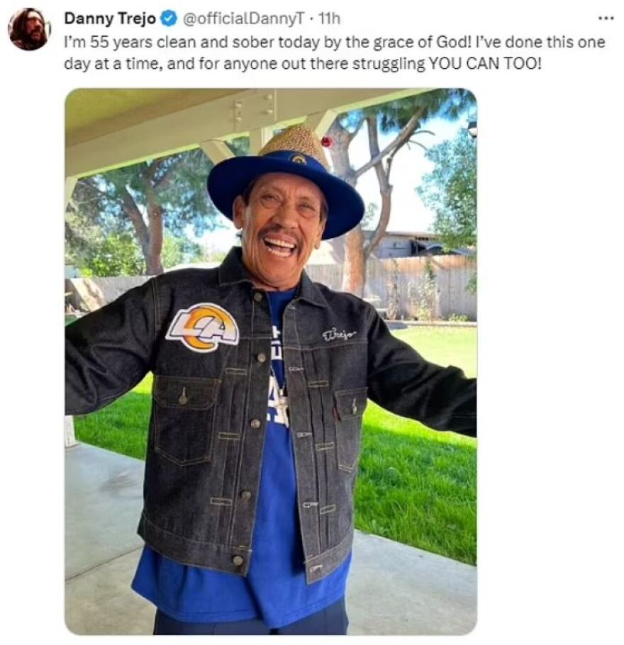 Ντάνι Τρέχο: Κλείνει 55 χρόνια «καθαρός και νηφάλιος» - Έκοψε τα ναρκωτικά το 1968