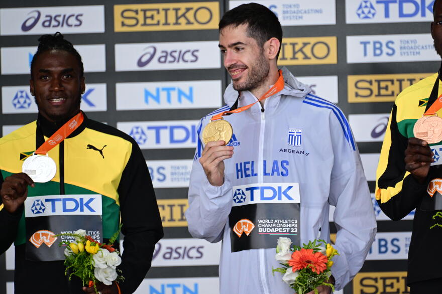Παγκόσμιο πρωτάθλημα στίβου: Ο Μίλτος Τεντόγλου με το χρυσό μετάλλιο στο στήθος! - Δείτε βίντεο 