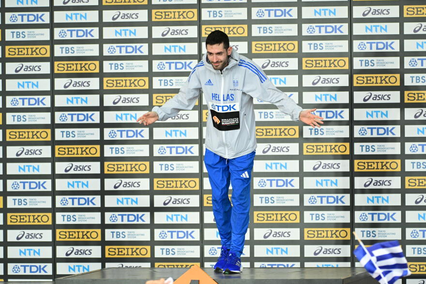 Παγκόσμιο πρωτάθλημα στίβου: Ο Μίλτος Τεντόγλου με το χρυσό μετάλλιο στο στήθος! - Δείτε βίντεο 