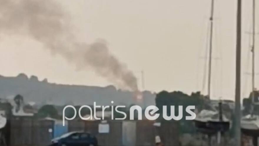 Ισχυρό μπουρίνι στην Ηλεία - Δύο φωτιές από κεραυνούς