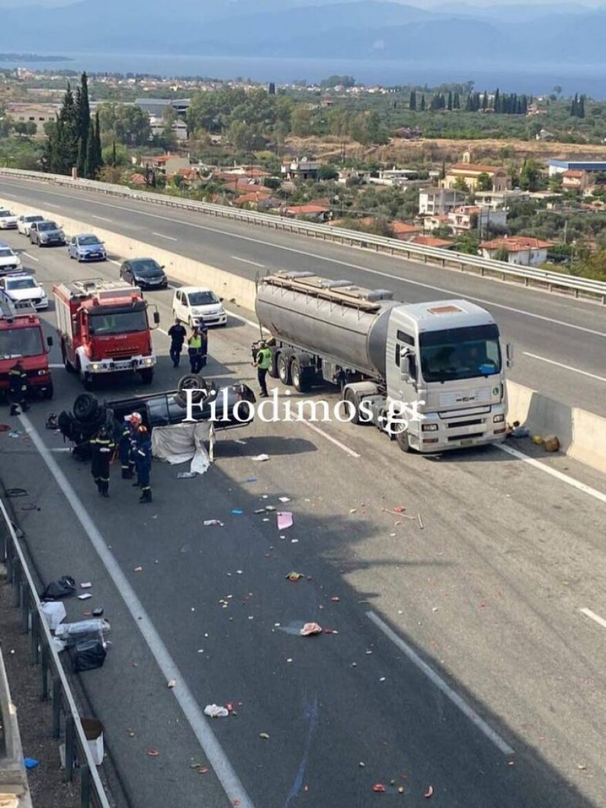 Πάτρα: Τροχαίο δυστύχημα στην εθνική οδό - Νεκρή μία γυναίκα