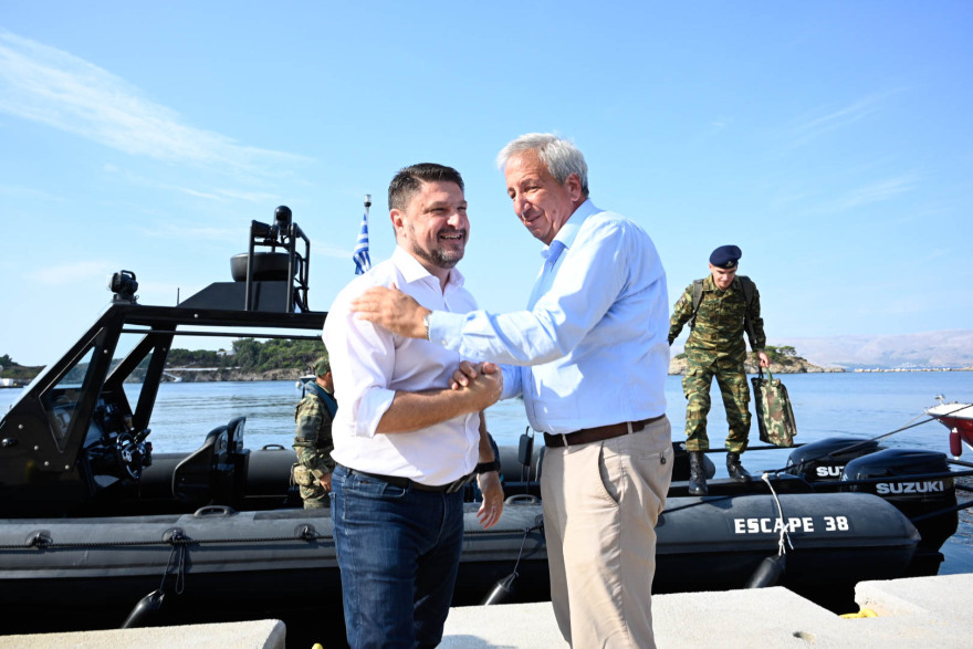 Στα επιτηρητικά φυλάκια «Οινουσσών» και «Παναγιάς» ο Χαρδαλιάς