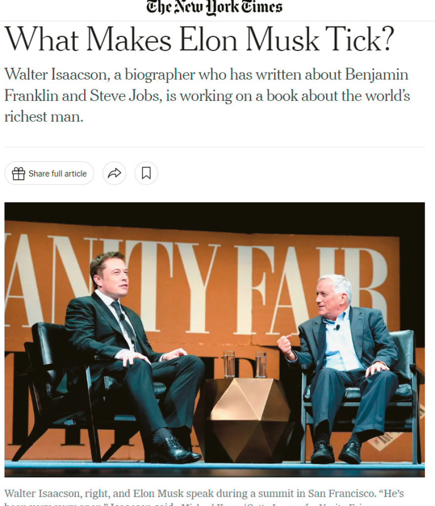  Η σκανδαλώδης και πολυσυζητημένη βιογραφία του Έλον Μασκ - Sex, drugs και... Μέγας Ναπολέων! 