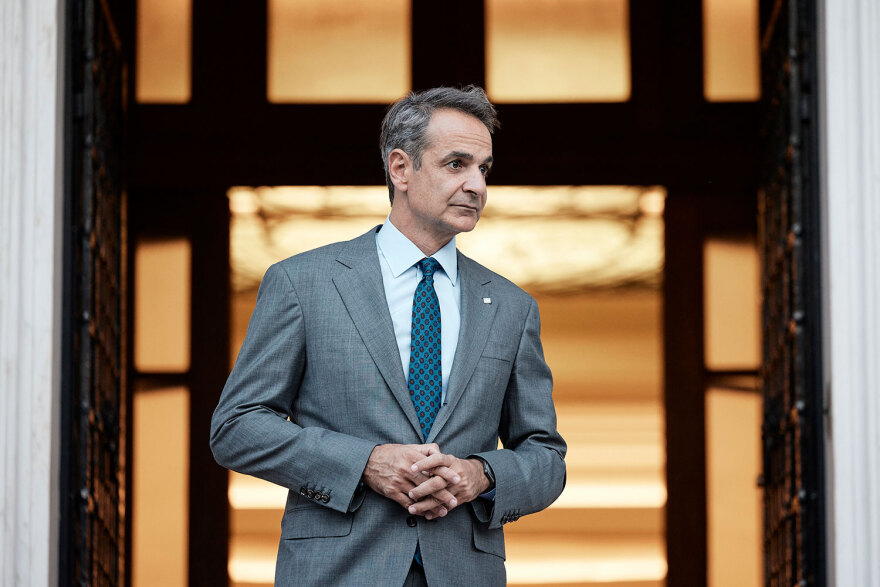 Δείπνο εργασίας Μητσοτάκη - Μελόνι στο Μέγαρο Μαξίμου