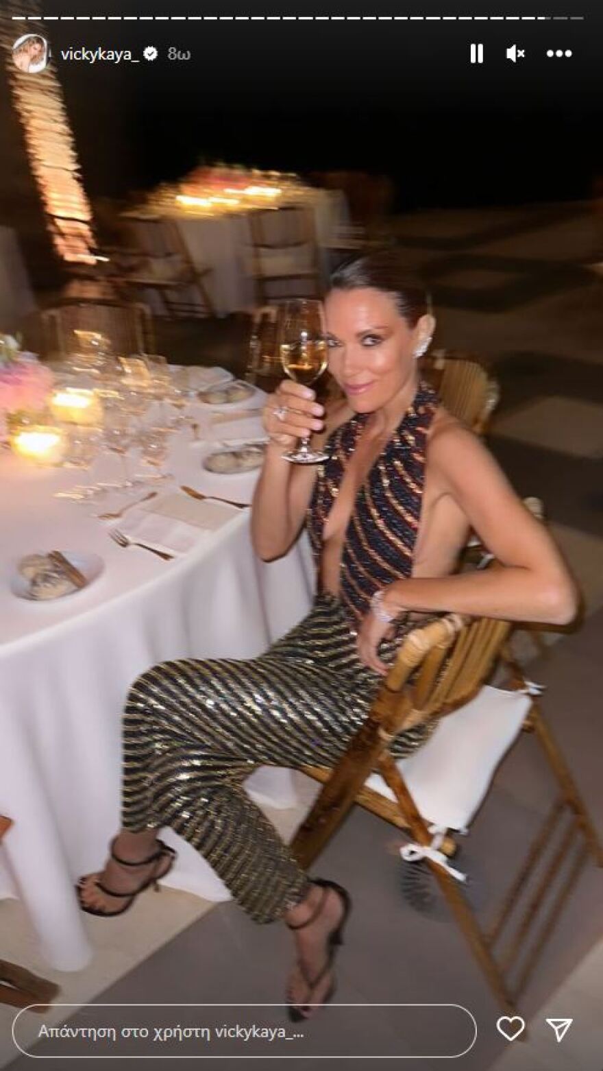 Βίκυ Καγιά: Φωτογραφίες από την εμφάνισή της στο Φεστιβάλ Κινηματογράφου Βενετίας