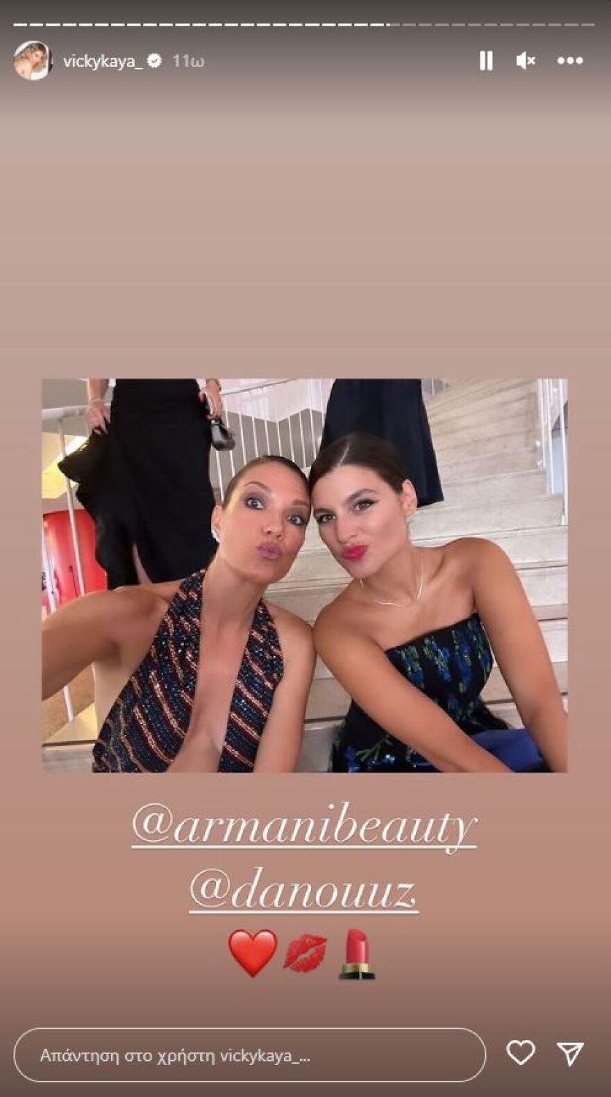 Βίκυ Καγιά: Φωτογραφίες από την εμφάνισή της στο Φεστιβάλ Κινηματογράφου Βενετίας