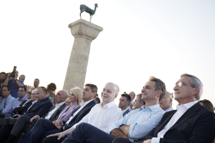 Ο Μητσοτάκης στην παρουσίαση του ψηφοδελτίου του Χατζημάρκου: Άφησε το αποτύπωμά του σε όλο το νότιο Αιγαίο