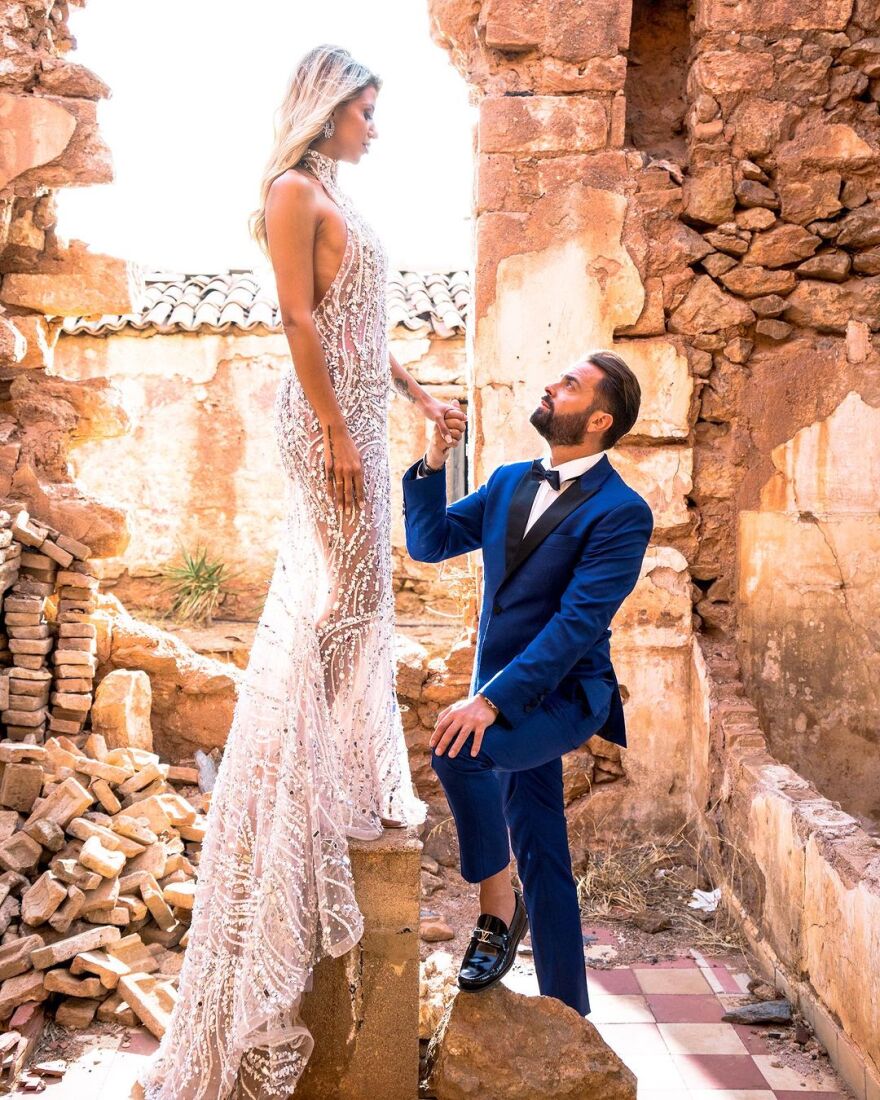 Ηλίας Βρεττός - Αναστασία Δεληγιάννη: Πρώτη επέτειος για το ζευγάρι - Οι αδημοσίευτες φωτογραφίες από τον γάμο τους