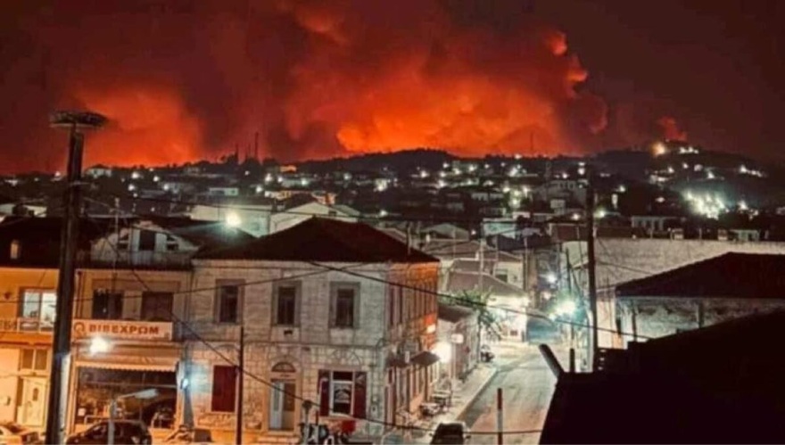 Φωτιά στον Έβρο: Προς Κορνοφωλιά και Γιαννούλη κατευθύνεται το πύρινο μέτωπο