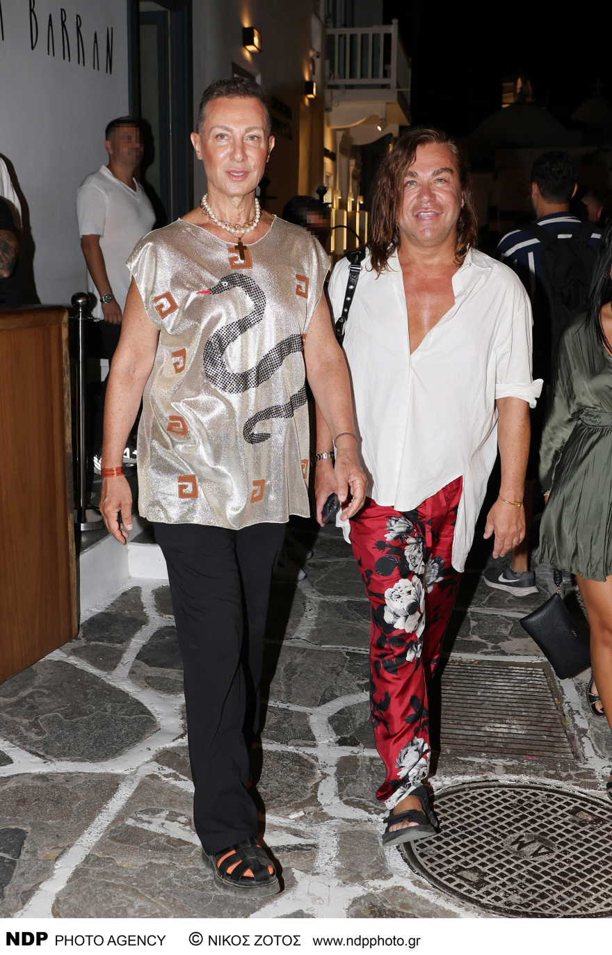 Βασίλειος Κώστετσος-Τρύφωνας Σαμαράς μαζί στη Μύκονο: Δείτε φωτογραφίες