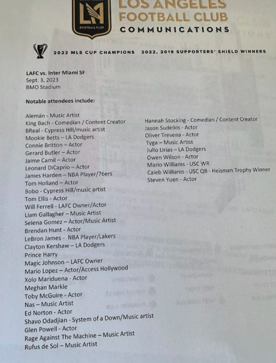 Μέσι: Όλο το... Χόλιγουντ βρέθηκε στο γήπεδο στην πρώτη του εμφάνιση στο Λος Άντζελες - Δείτε βίντεο