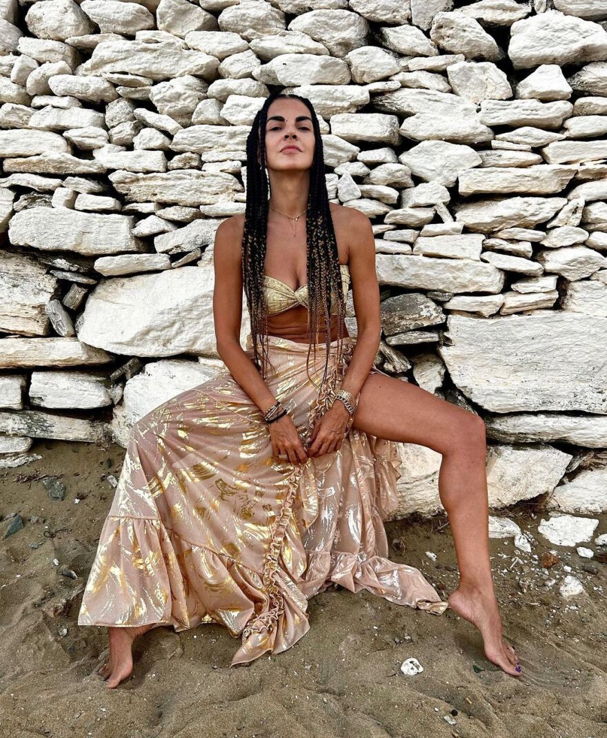 Μαρία Σολωμού: Συνεχίζει τις διακοπές της - Οι φωτογραφίες από την Κύθνο