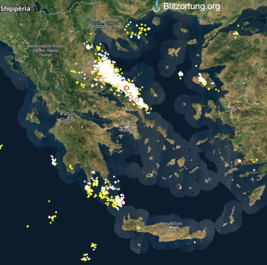 Κακοκαιρία «Daniel»: Σήμερα θα «χτυπήσει» την Αττική - Έρχονται έντονα φαινόμενα από το μεσημέρι 
