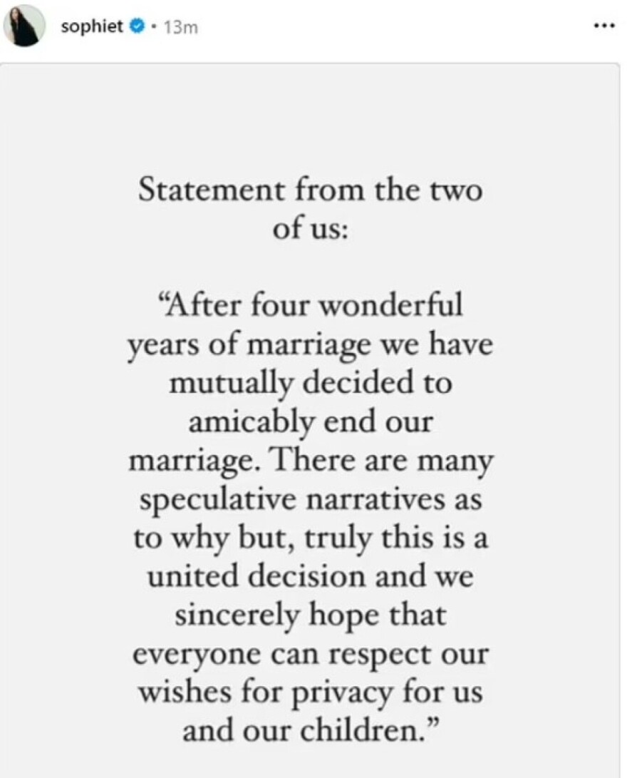 Τζο Τζόνας: Ξεσπά για τη μήνυση της Σόφι Τέρνερ εις βάρος του - «Δεν απήγαγα τα παιδιά μας»