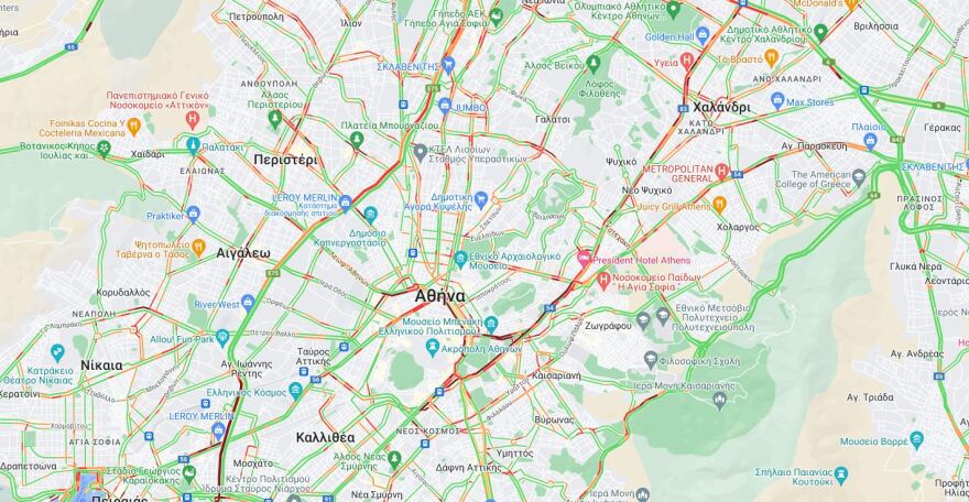 Κίνηση: Κόλαση στο κέντρο της Αθήνας λόγω του ΕΚΟ Ράλλυ Ακρόπολις