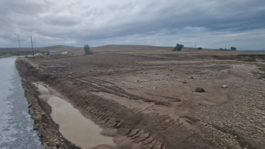 Κακοκαιρία Daniel: Εικόνες καταστροφής στη Λάρισα - Ισοπεδώθηκε γέφυρα