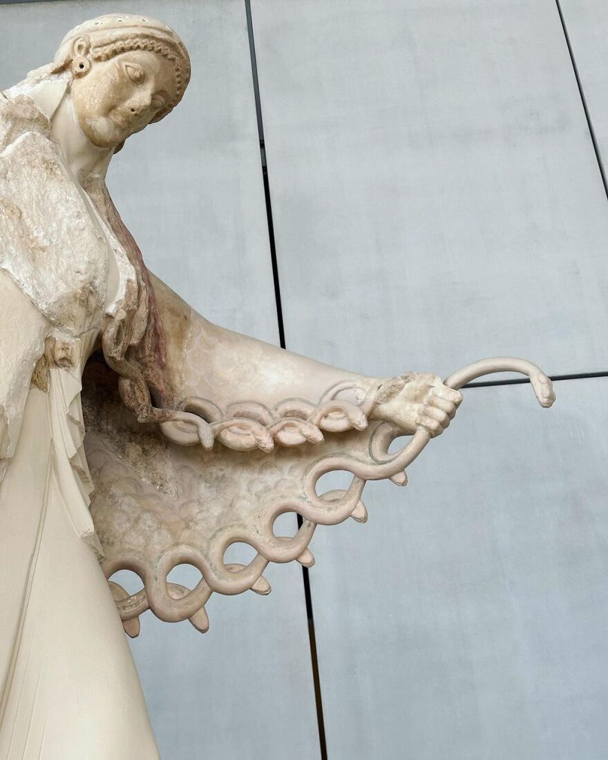 Μαρίζα Τομέι: Οι φωτογραφίες της από το Μουσείο της Ακρόπολης