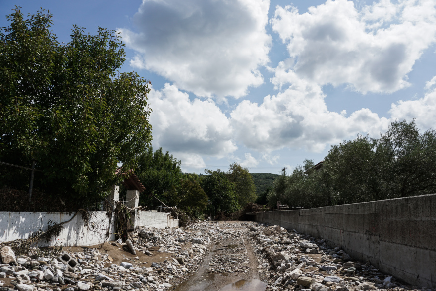 Κακοκαιρία Daniel: Κατακερματισμένο το οδικό δίκτυο στο Πήλιο - Καθηλωμένοι τουρίστες στην Πορταριά