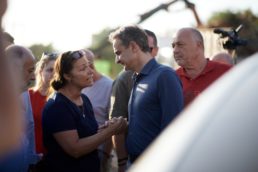 Κακοκαιρία Daniel: Σύσκεψη Μητσοτάκη στο Δημαρχείο Βόλου - Άμεση προτεραιότητα οι απεγκλωβισμοί τα τρόφιμα και το νερό